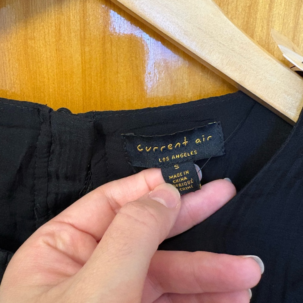 NWT Anthropologie Current Air black sequin top - Picture 5 of 8